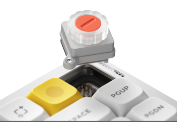 NuPhy Air75 V3 modul med utbytbara rattar. (Bildkälla: NuPhy)