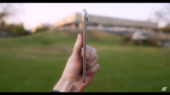 En rendering av &quot;iPhone 17 Air&quot;. (Bildkälla: AppleTrack via YouTube)