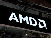 AMD:s logotyp. Företaget har nyligen för första gången uppnått ett börsvärde på 1 biljon dollar.