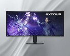 Framsidan av Alienware AW3926QW 5K OLED-monitor visas