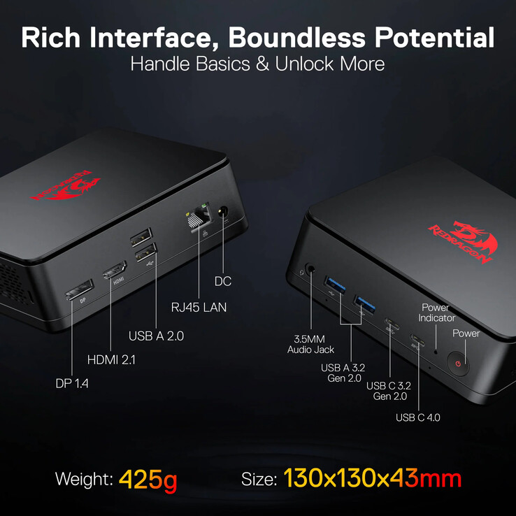 Redragon MPC745 mini PC-portar urval. (Bildkälla: Redragon)