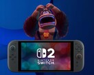 En irriterad Donkey Kong står bakom Switch 2-konsolen (Bildkälla: Nintendo of America med ändringar)