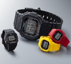 G-Shock Nano jämfört med den vanliga DW-5600 (Bildkälla: Casio)