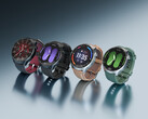 Moto Watch Ultra i sina fyra lanseringsutföranden.