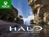Halo: Campaign Evolved-bannern visas (skärmdump, Halo YouTube med redigeringar)