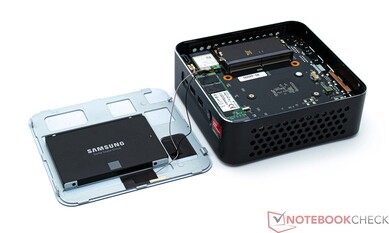 Installationsexempel på en 2,5-tums Samsung SSD