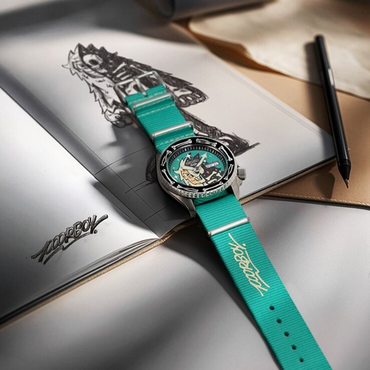 Samarbetsklockan Seiko 5 Sports x Poorboy SRPM17K. (Bildkälla: Seiko via Q-P Magazine)