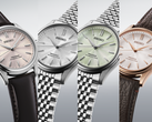 På bilden, från vänster till höger: Seiko Presage HCC003, HCC001, HCC002 och HCC008.