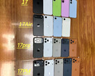 AppleiPhone 17-serien som det ryktas om släpps i alla sina lanseringsfärger. (Bildkälla: Majin Bu - redigerad)