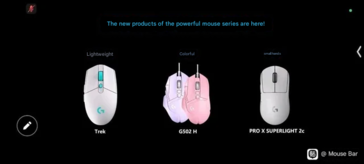Logitech G Pro X Superlight 2C läcka maskin översatt