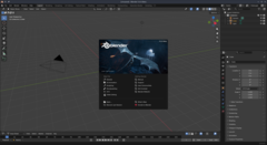 Blender 5 beta startvy. (Bildkälla: Blender)
