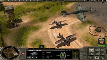 Bild: En skärmdump från spelet Codename Panzers – Phase One.