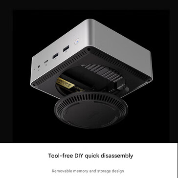 Uppgraderingsvänlig design av mini-datorn (Bildkälla: Orico - maskinöversatt)