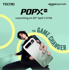 Tecno Pop X 5G kommer att lanseras i Indien den 20 april 
