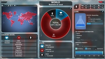 Plague Inc: Evolved gameplay skärmdump