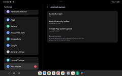 Lenovo Tab programvara