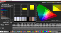 CalMAN: ColorChecker (okalibrerad)