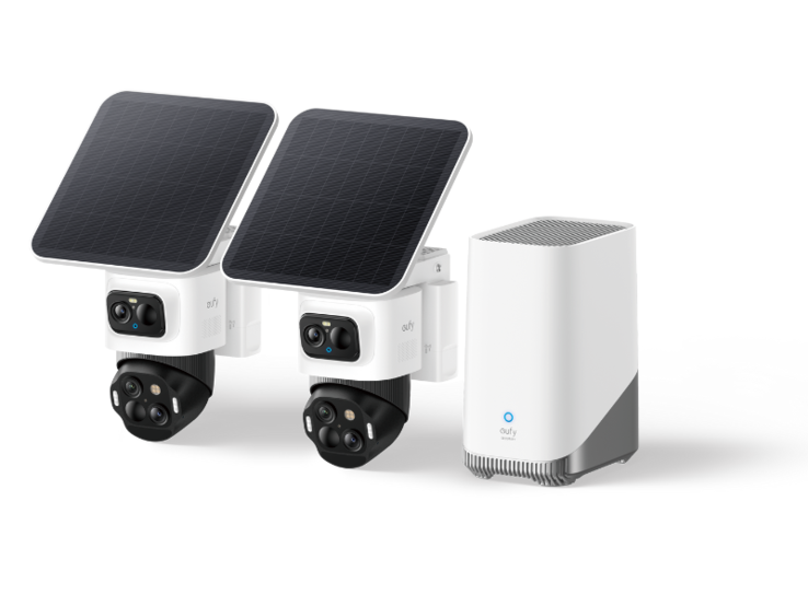 Ankers säkerhetskamera eufyCam S4 finns tillgänglig i ett paket med två kameror tillsammans med HomeBase S380. (Bildkälla: Anker)
