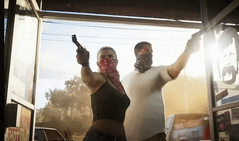 Skärmdump från den första trailern till GTA 6