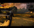 Witcher 3 körs på macOS 26 Tahoe via Crossover och Game Porting Toolkit 3.0 på en MacBook Pro M1 Max. (Bildkälla: Blendlogic Tech på YouTube)