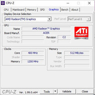 CPU-Z grafik AMD