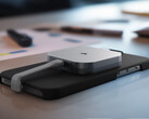 EX300U kostar från 99,99 dollar. På bilden: den bärbara SSD-enheten fäst på baksidan av en iPhone. (Bildkälla: Corsair)