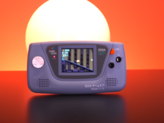 Den anpassade SEGA Game Gear i fråga med massor av uppgraderingar under huven. (bildkälla: Macho Nacho Productions YT)