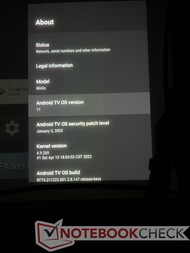 Mogo 2 Pro körs på Android 11 och har fått några uppdateringar under min testperiod. (Denna projektor kör den färdiga versionen av Android TV 11 på detta foto)