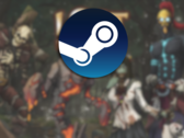 LostMagic innehåller funktioner som boss encounters, arena PvP och en hel serie narrativa uppdrag. På bilden - omslagsbilden för spelet med Steam-logotypen ovanpå. (Bildkälla: Steam - Redigerad)
