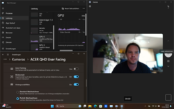 Windows Studio Effects och Aktivitetshanteraren