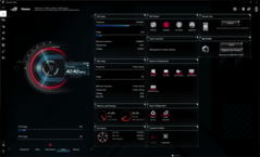 Asus Armory Crate: Instrumentpanel