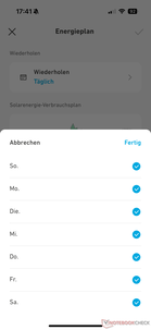 per veckodag
