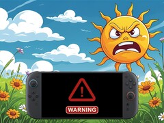 Nintendo Switch 2 visas i varmt utomhusväder (Bildkälla: Nintendo of America med redigeringar)