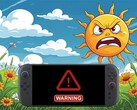 Nintendo Switch 2 visas i varmt utomhusväder (Bildkälla: Nintendo of America med redigeringar)