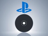 En tom PS5-skiva visas nedanför PlayStation-logotypen