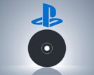 En tom PS5-skiva visas nedanför PlayStation-logotypen