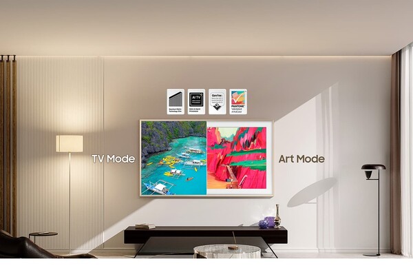 Samsungs The Frame Pro TV har en Neo QLED-skärm med mini-LED. (Bildkälla: Samsung)