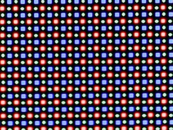 Sub-pixel matris