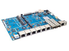 BPI-R4 Pro: Ny enkortsdator med massor av nätverksanslutningsmöjligheter. (Bildkälla: Banana Pi)
