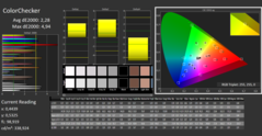 Calman ColorChecker: DCI-P3 färgutrymme