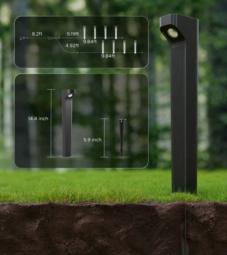 Govee utomhusbelysning för gångväg 2 Lite