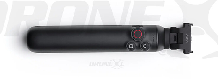 DJI:s batteriförlängningsstång för Osmo 360. (Bildkälla: via DroneXL &amp; Jasper Ellens)