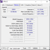 CPU-Z - Minne