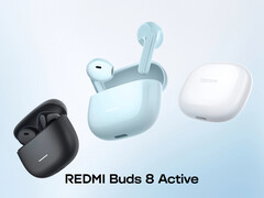 Redmi Buds 8 Active är IP54-certifierad mot damm och vatten.