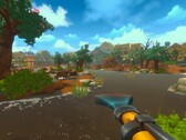 I Fresh Start Cleaning Simulator använder spelarna en apparat som kombinerar en högtryckstvätt och en dammsugare för att rensa naturen från alla slags skräp.