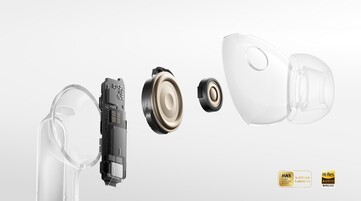 Huawei FreeBuds Pro 5 som säljs i Kina har en 