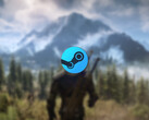 Witcher 3 är för närvarande nere med 90%. På bilden: en redigerad skärmdump från spelet. (Bildkälla: Steam - redigerad)