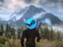 Witcher 3 är för närvarande nere med 90%. På bilden: en redigerad skärmdump från spelet. (Bildkälla: Steam - redigerad)