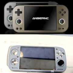 RG477M och KT-R1S från topp till botten. (Bildkälla: via Joey's Retro Handhelds & Nittrx)