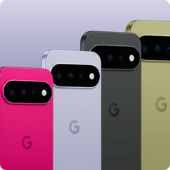 Pixel 11 i fyra färger